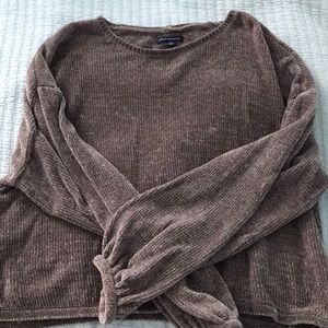 Balloon sleeve sweater